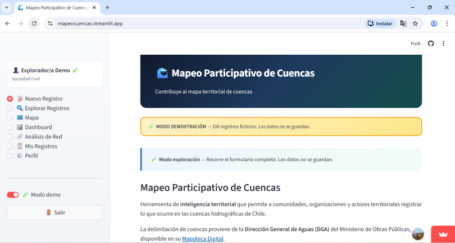 Mapeo de Cuencas