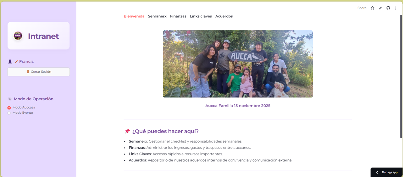 Plataforma digital Aucca